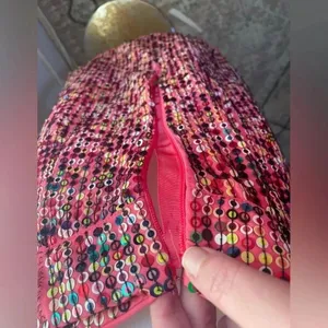 Revolve X by NBD Cocktail Pink‎ Sequin Dress GUC! Size Medium HTF! 0211 thumbnail 5