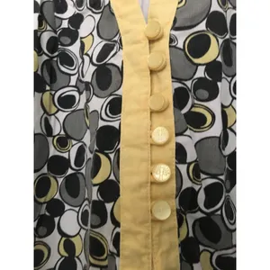Healing Hands Printed Scrub Uniform Top Nurse Medical Women's Size M thumbnail 3