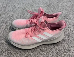 Adidas Edge Lux 4‎ Running Shoes Pink White Women's Size 9.5 Athletic Gym thumbnail 1
