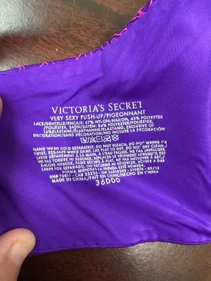 Victoria’s Secret Purple and Pink Very Sexy Push-Up Bra Size 36DDD thumbnail 4