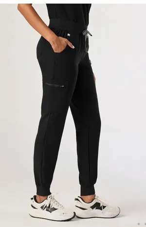 Black Zamora FIGS Jogger Scrub Pants Women’s thumbnail 1