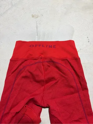 Aerie offline Red Seam-Detail Active Leggings thumbnail 7
