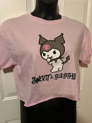 Kuromi crop top thumbnail 2