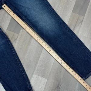Express 90s High Rise Stretch Skinny Jeans‎ Dark Blue Size 10 Long thumbnail 14