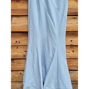 NWOT Mac Duggal 2304 Blue One Shoulder Mermaid Gown With 3D Flower Size 8 thumbnail 9