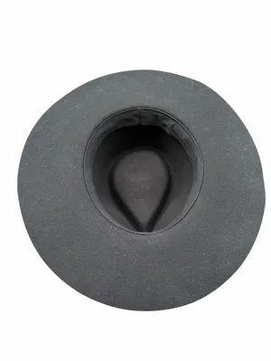 Wyeth Rochelle Boater Hat Black Wool Felt Western Heart Concho Vintage Cowgirl thumbnail 7