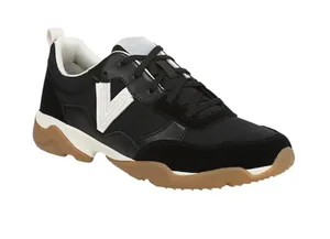 Vionic Walk Glide Sneaker Suede Trim Black Cushioned Size 9 thumbnail 1