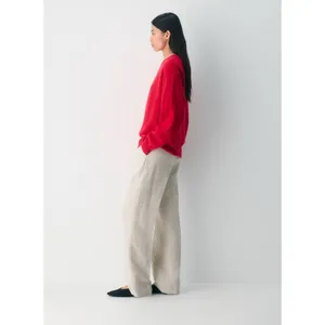 Aritzia The Effortless Pant CruiseLinen in natural ecru, size 0, regular length thumbnail 2