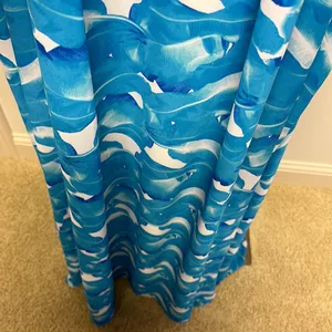 Palms Away Maxi Sundress Blue Size M thumbnail 3