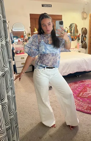Blouse Blue thumbnail 1
