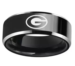 Black Green Bay Packers Ring thumbnail 1