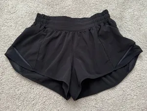 Size 4- Hotty Hot Short | Black | 2.5" | Low-Rise thumbnail 1