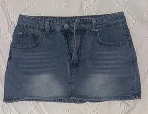 Low Rise Jean Skirt Blue Size XS thumbnail 1