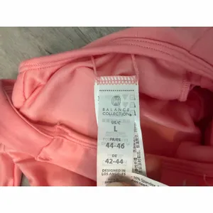 NWT Flamingo Pink Sports Bra Size Large Balance Collection thumbnail 4