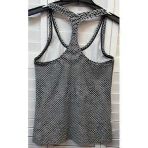 Lululemon Womens Black‎ & White Patterned Racerback Tank Top Size M thumbnail 2