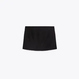 Zara NWT VELVET LOW RISE SKIRT thumbnail 2