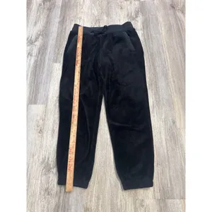 Athleta Double Cozy Karma Jogger Black Plush Fleece Sweatpants Womens Medium thumbnail 6