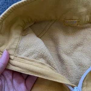 Brandy Melville John Galt Yellow Cropped Half Zip Crewneck Sweatshirt thumbnail 5