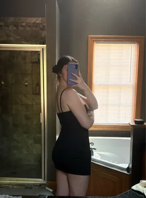 Pretty Little Thing Mini Dress Bodycon Black thumbnail 2