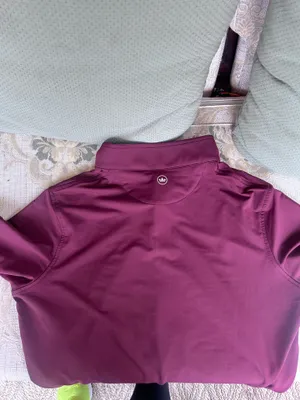Texas A&M Peter Millar Maroon half zip thumbnail 2