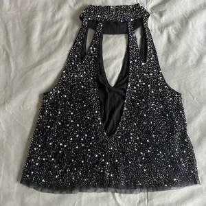 Anthropologie Sequin High Neck Tank Top thumbnail 3
