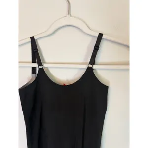 SPANX Black Open Bust Mid Thigh Bodysuit shapewear Size M NEW thumbnail 9