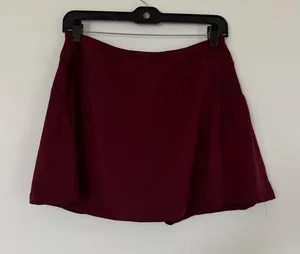 Fila Women's Maroon Circle Skater Skirt thumbnail 1
