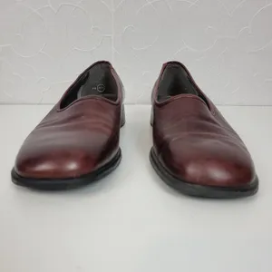 Enzo Angiolini Womens Shoes Size 7 Burgandy Leather Slip On Flat Loafers thumbnail 7