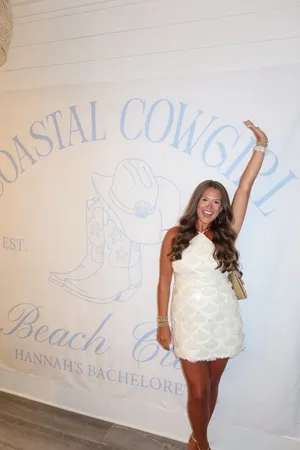 SheIn Ivory Sequin Mini Dress thumbnail 4