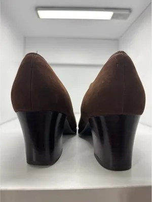 Aerosoles Classic Brown Suede Chunky Heel Oxfords - Step Up Your Shoe Game! thumbnail 3
