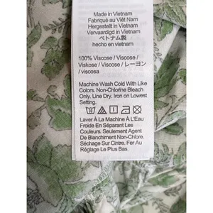 J.Crew Women's Green Floral Ruffle Sleeveless Cami Tank A Line Maxi Dress Size S thumbnail 6
