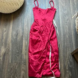 NWT House of CB Satin Corset Dress thumbnail 2