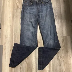 7 For All Man Kind Dark wash flare jeans with a 27”waist and 30" inseam #flares thumbnail 6
