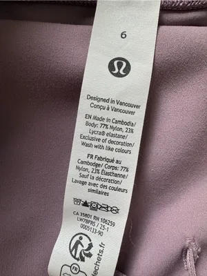 Lululemon Wunder Train High-Rise Short 6" Lavender Lux (First Release) thumbnail 8