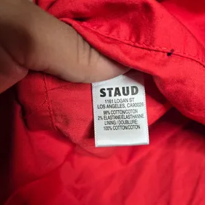 Staud Jackson Midi Dress‎ in Hibiscus Size: M thumbnail 7