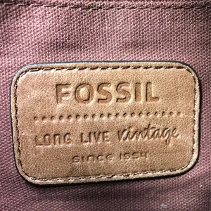 FOSSIL VTG Carson Turn-Lock Leather Crossbody Bag Brown Retro Y2K Timeless thumbnail 9