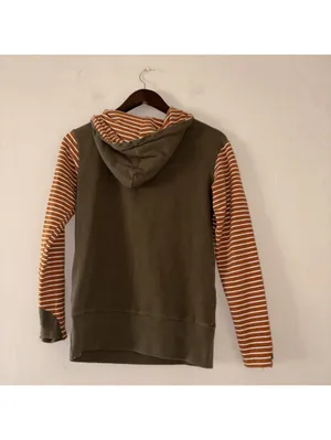 Ampersand Avenue Women's Striped Color-Block Hoodie - Size XS thumbnail 4