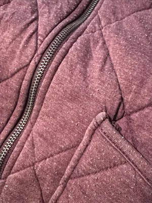 wild fable Quilted Hooded coat in Mauve thumbnail 4