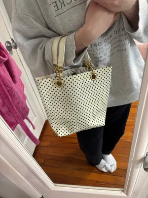 Polka Dot Bag White thumbnail 1
