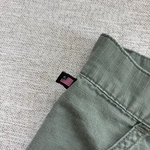90s Vintage Polo Jeans Co Ralph Lauren Cargo Shorts 4 Olive Green Gorpcore Y2K thumbnail 5