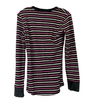 Victoria’s Secret Women's Long Sleeve Stripped Top thumbnail 2