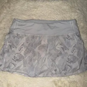 Lululemon Pace Rival Skirt Skort Mini Tropical Shadow /Alpine White Size 4 thumbnail 3