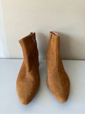 MADEWELL The Bea Boot in Embroidered Suede thumbnail 2