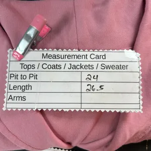 LL Bean Shawl Collar‎ Blouse Pink 1X thumbnail 7