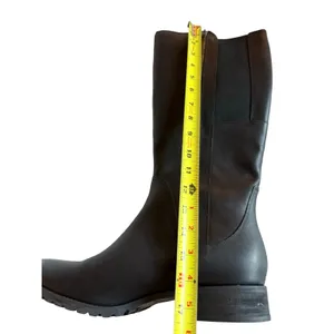 Timberland Boots Womens Size 11 Black Leather Knee High Riding Boot Side Zip thumbnail 4