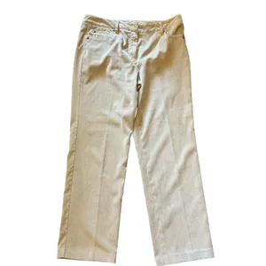 Corduroy Pants Soft SZ 14 High Rise Straight Leg Office Chic New Directions thumbnail 3