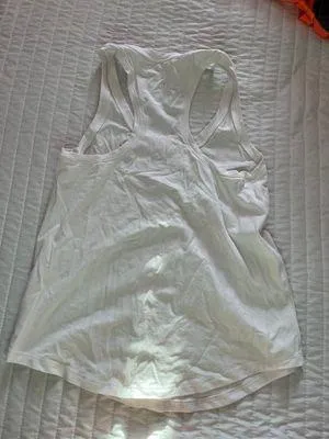 Lululemon White Tank thumbnail 6
