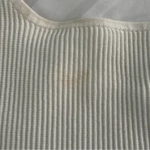 Aritzia Babaton Sculpt Knit White Crop Top thumbnail 4