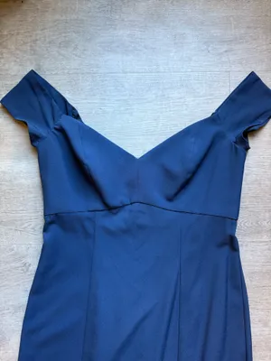 AMSALE Sweetheart Neckline Maxi Gown Size 12 RN94592 Wedding Black Tie Party thumbnail 2