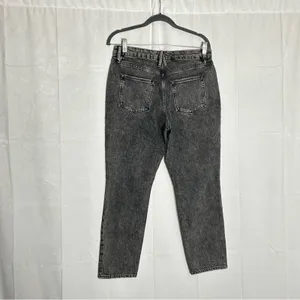 Good American Good Curve Black Denim Jeans Size 8/29 thumbnail 2